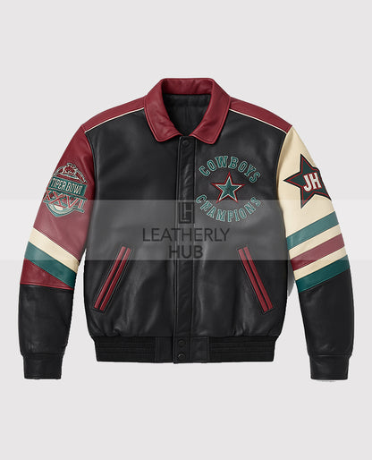 Jeff Hamilton Dallas Cowboy Leather Jacket