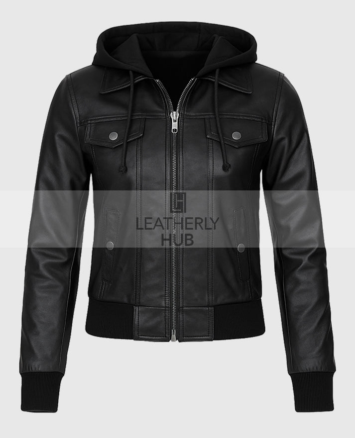 Kathryn Newton Supernatural Leather Jacket