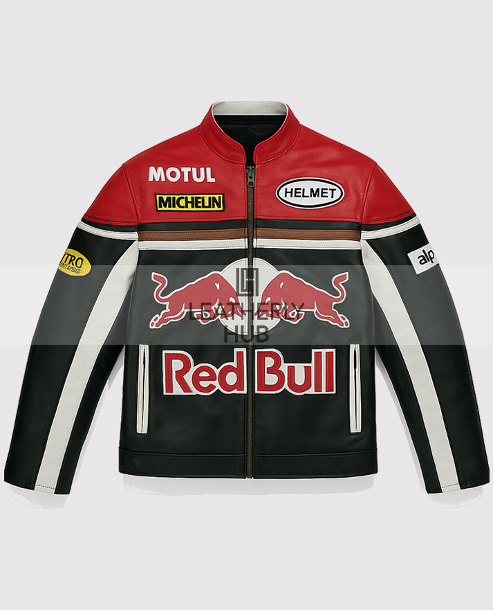 RED BULL Racing Leather Jacket