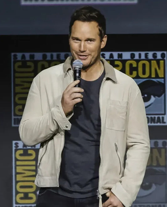 Chris Pratt Beige Cotton Jacket
