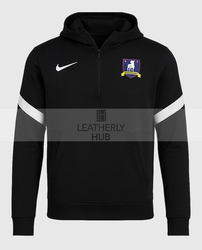 Ted Lasso Season 3 Jamie Tartt Black Hooded Track Jacket