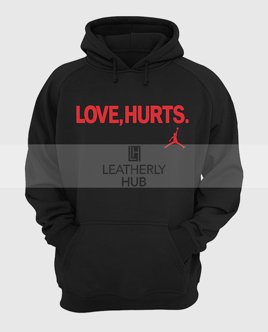 Jalen Hurts Love Hurts Black Hoodie