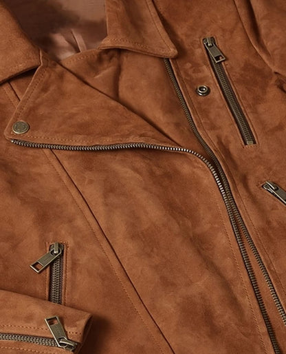 Vanessa Hudgens Brown Leather Jacket