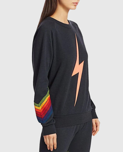 RHOSLC Lisa’s Navy Lightning Bolt Sweatshirt
