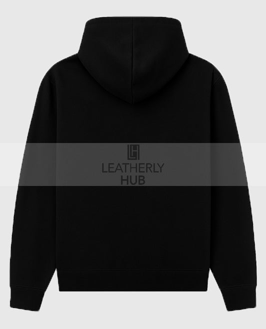 1977 Essentials Black Pullover Hoodie