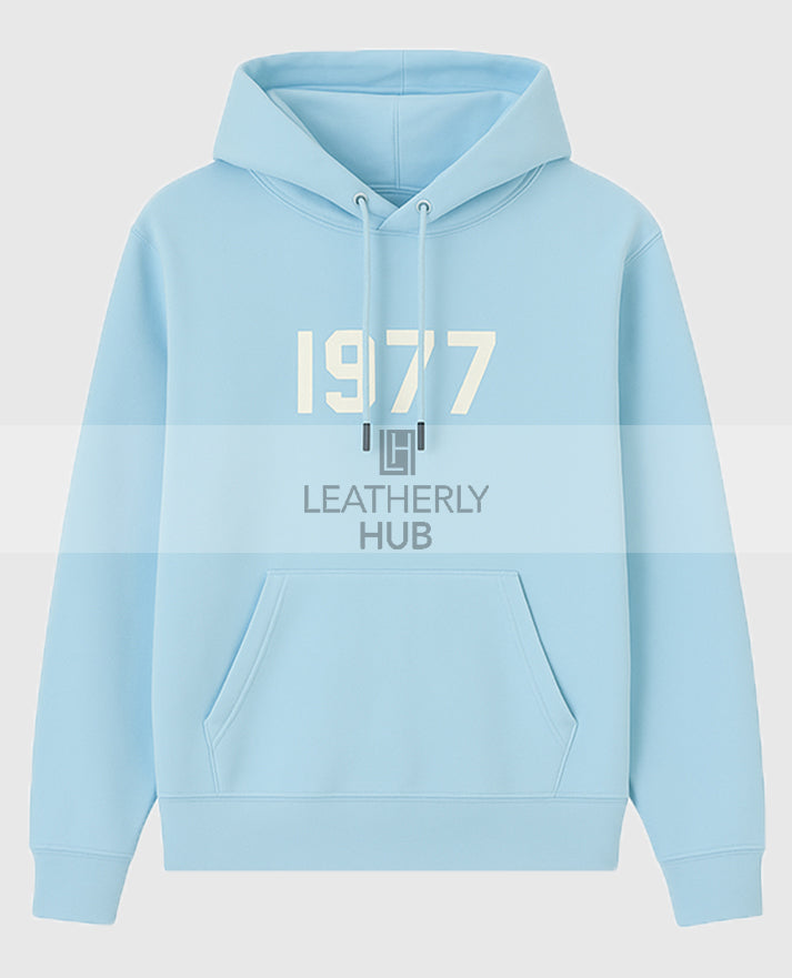 1977 Essentials Sky Blue Pullover Hoodie