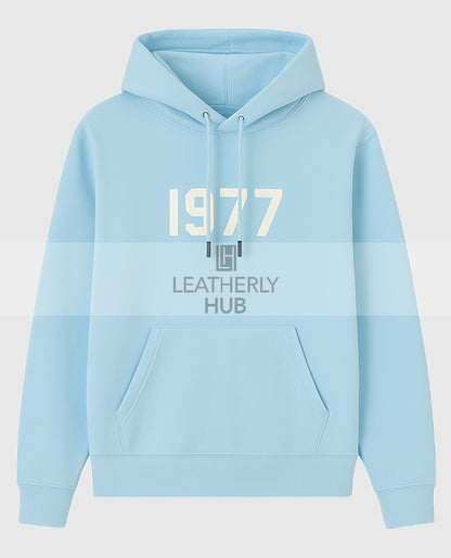 1977 Essentials Sky Blue Pullover Hoodie
