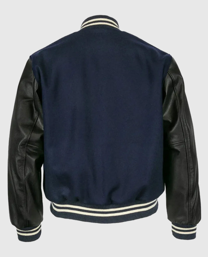 Detroit Tigers 1955 Black and Blue Letterman Jacket