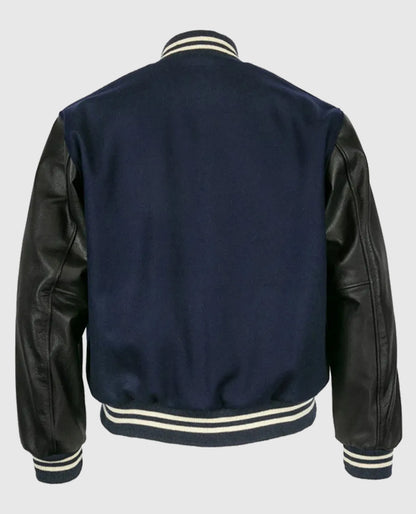 Detroit Tigers 1955 Black and Blue Letterman Jacket