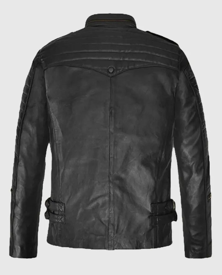 Men’s Classic Black Leather Jacket