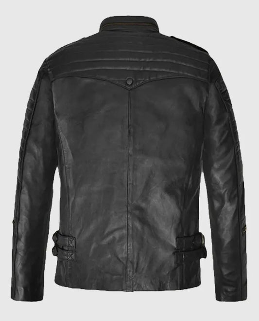 Men’s Classic Black Leather Jacket
