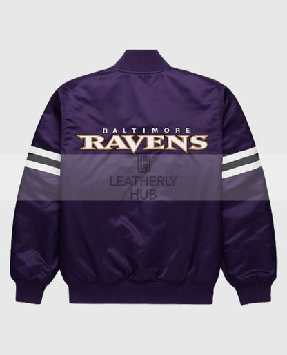 Baltimore Ravens Purple Bomber Jacket
