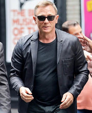 Daniel Craig Leather Blazer