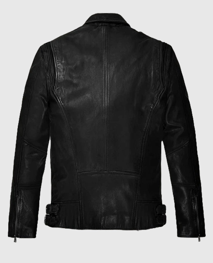 Men's Falcon Black Rider Leather Jacket