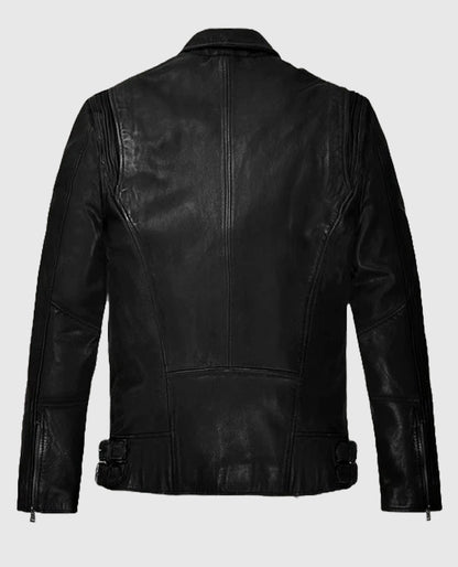 Men's Falcon Black Rider Leather Jacket