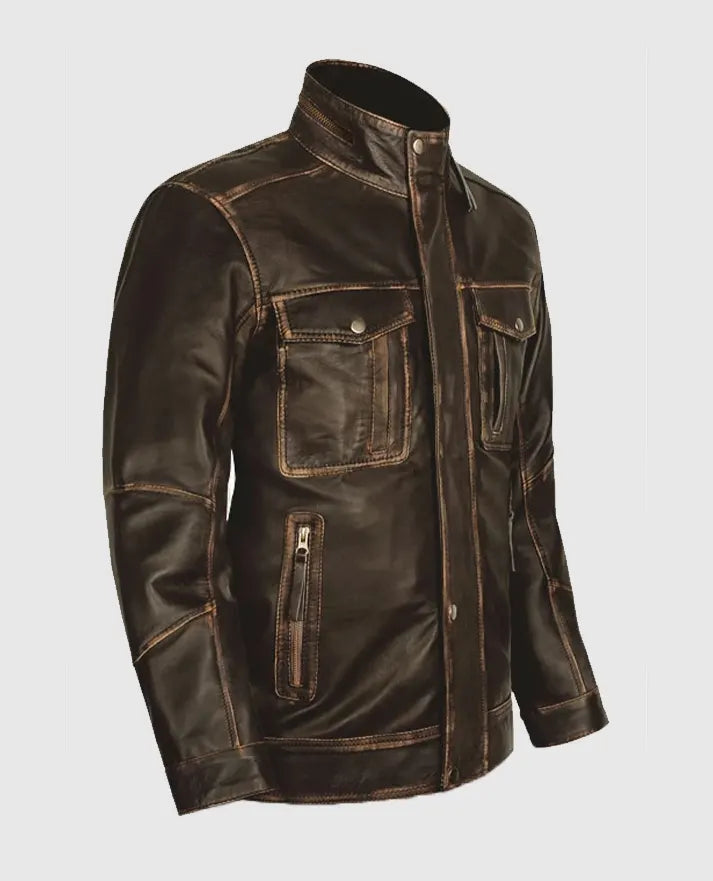Men's Retro Leather Jacket