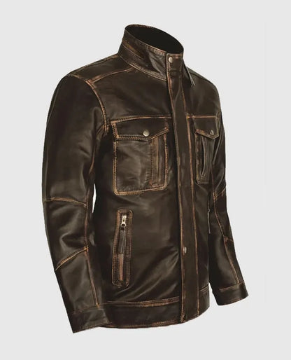 Men's Retro Leather Jacket