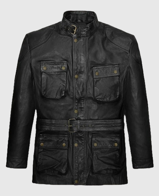 Brad Pitt Benjamin Button Leather Jacket