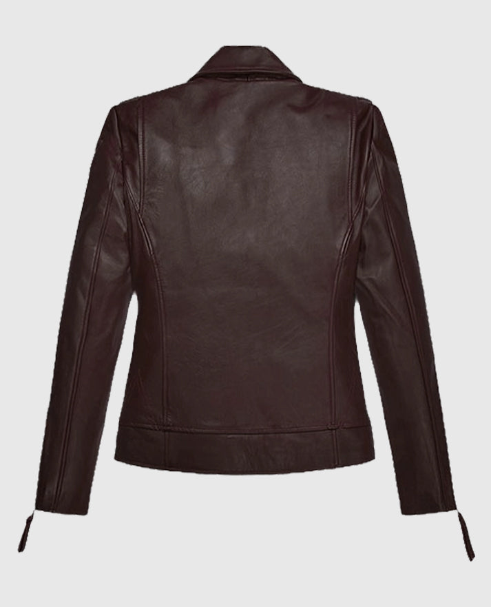 Burgundy Teenage Mutant Ninja Turtles 2 Megan Fox Jacket