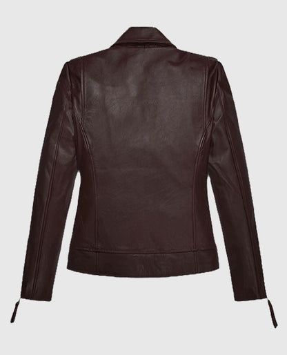 Burgundy Teenage Mutant Ninja Turtles 2 Megan Fox Jacket