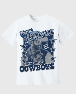 Post Malone Dallas Cowboys Arlington Concert T-Shirt