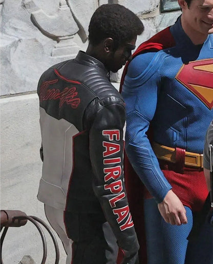 Mister Terrific Superman Leather Jacket