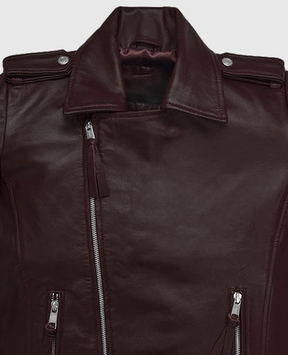 Burgundy Teenage Mutant Ninja Turtles 2 Megan Fox Jacket
