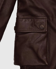 Thick Goat Brown Washed and Wax Tom Hardy Trench Coat