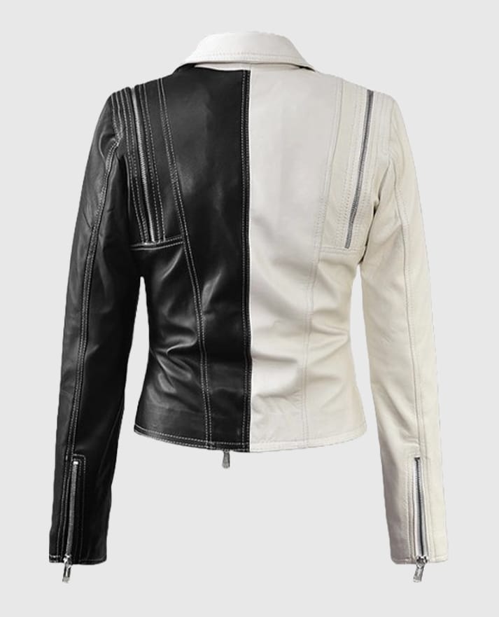 Women's Moto Twister Leather Jacket - second image