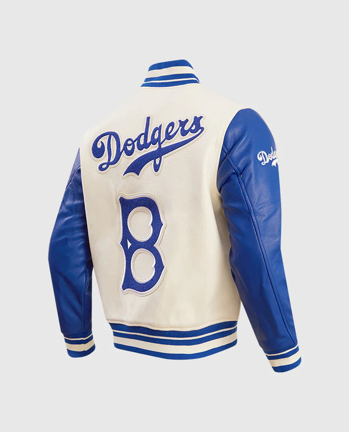 MLB Brooklyn Dodgers Classic Men's Rib Wool Varsity Jacket