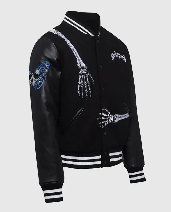 Godspeed Skull Rod Bomber Halloween Jacket