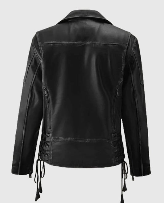 Men's Street Style Biker Leather Jacket