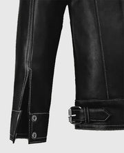Men’s Black Slim Fit Leather Jacket
