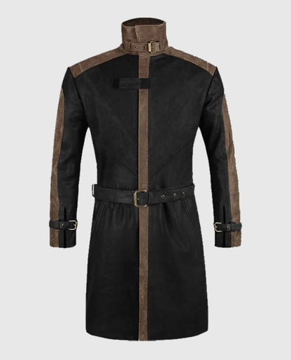 Aiden Pearce Watch Dog Leather Trench Coat