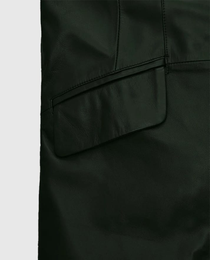 Women's Chelsea Leather Long Coat
