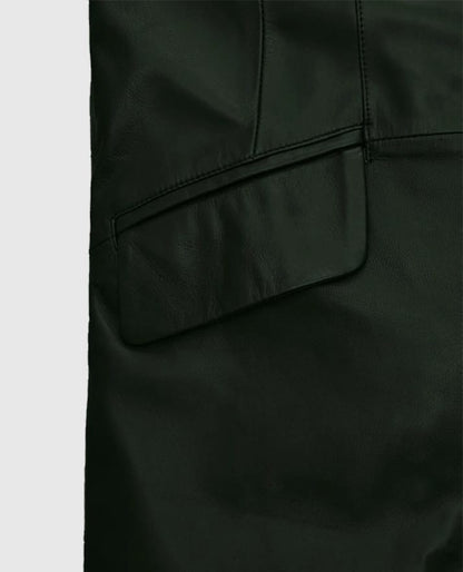 Women's Chelsea Leather Long Coat