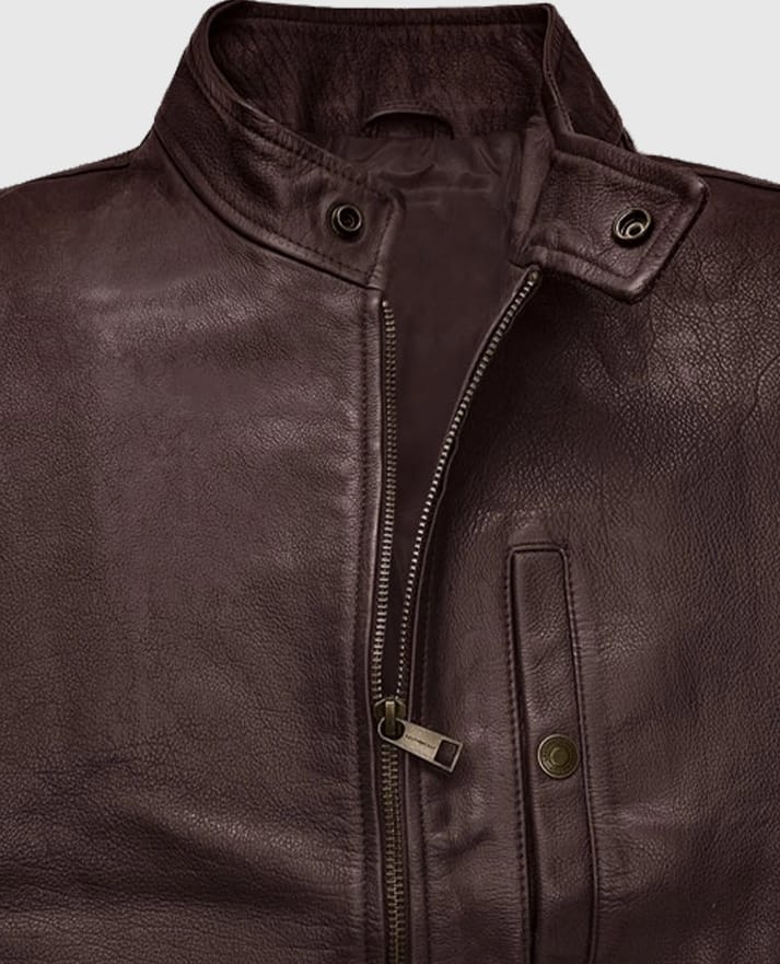 Men’s Road Shaper Dark Brown Leather Vest