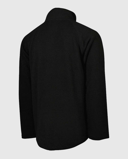 Barcelona Pile Raglan Black Jacket