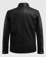 Men's Thunder Storm Black Biker Leather Jacket