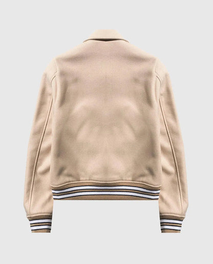 Amiri Bones Letterman Wool Jacket