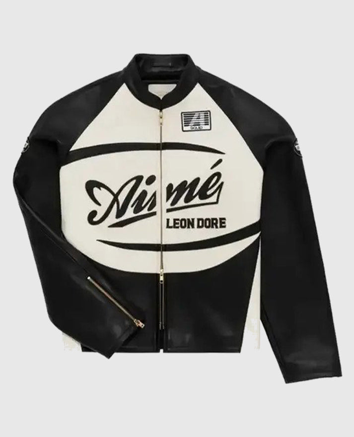 Lebron James Aimé Leon Dore Café Racer Leather Jacket