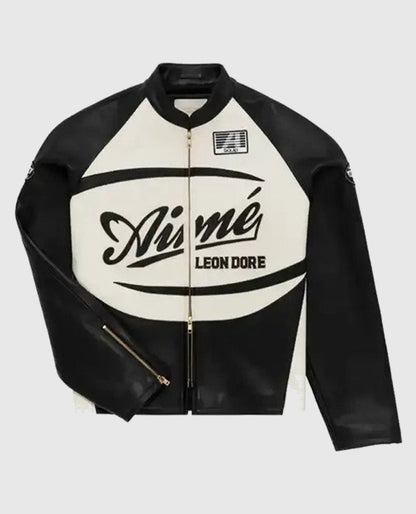 Lebron James Aimé Leon Dore Café Racer Leather Jacket