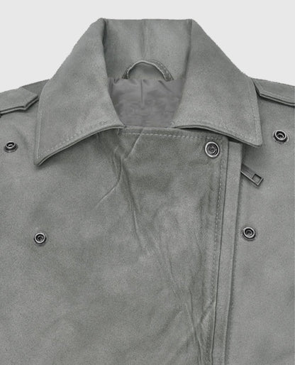 Men's Military M-65 Leather Jacket