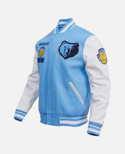 NBA Memphis Grizzlies Men's Rib Wool Varsity Jacket