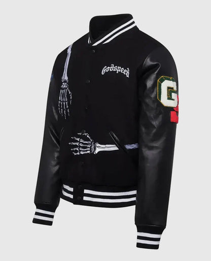Godspeed Skull Rod Bomber Halloween Jacket