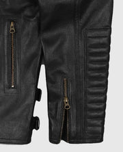Men’s Black Biker Leather Jacket