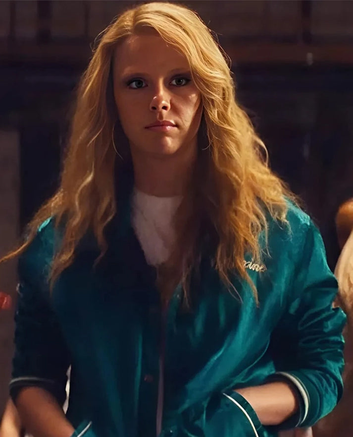 MaXXXine 2024 Mia Goth Green Jacket