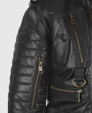 Men’s Classic Black Leather Jacket