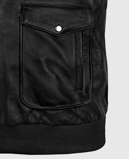 Men's A2 Flight Bomber Leather Jacket