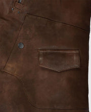 Falcon Brown Rider Leather Jacket